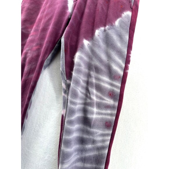 NSF Two Piece Lounge Set L Lissette Hoodie Sayde Jogger Wilde Magenta Dye Purple - Picture 8 of 16